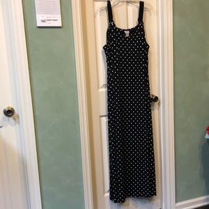 NWT CHICOS Blk/Wht Maxi Dress Size 3 (16/18)